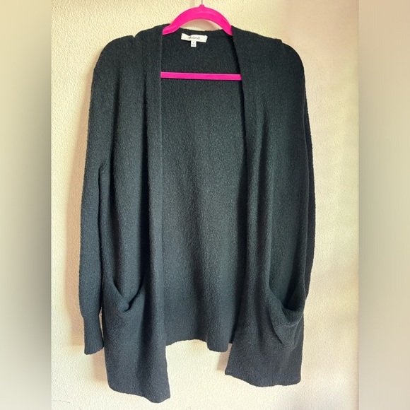Madewell Cozy Walker Merino Wool Blend Open Front Long Cardigan M - Picture 2 of 8